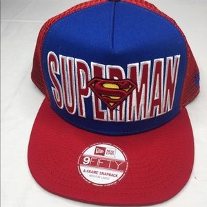 9Fifty New Era Snap Back Superman Red Blue